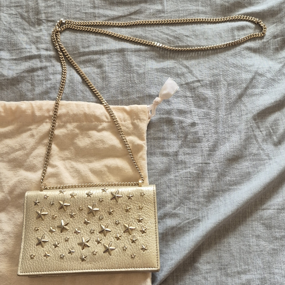 ☆ Jimmy Choo 2way Studded Mini Bag